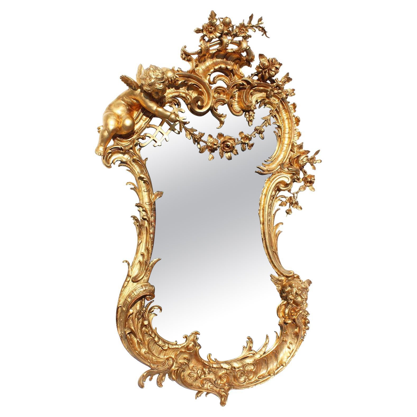 Carved Mantel Mirrors and Fireplace Mirrors