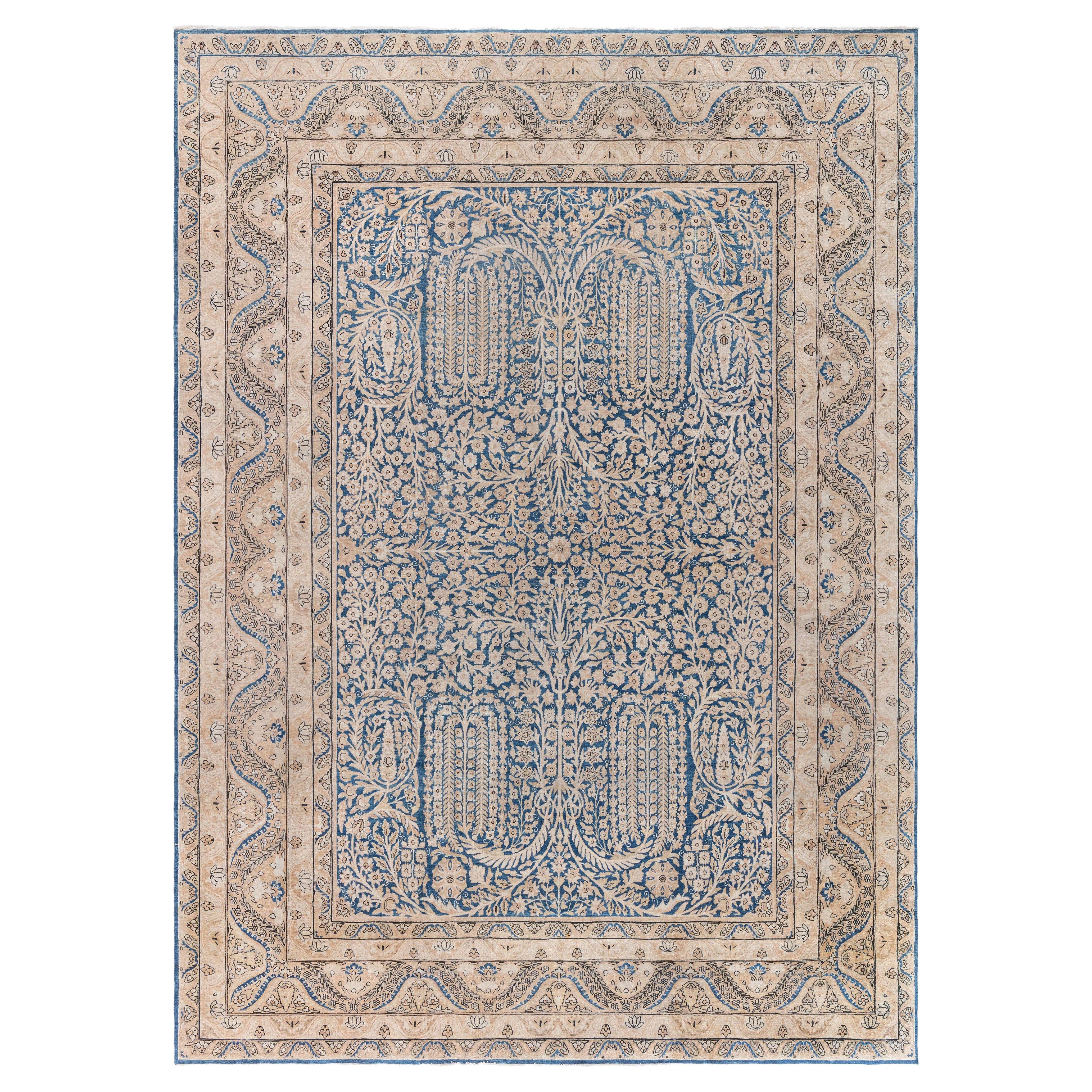Doris Leslie Blau Antique Persian Kirman Handmade Wool Carpet