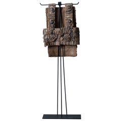 Antique Torajan War Vest on Stand