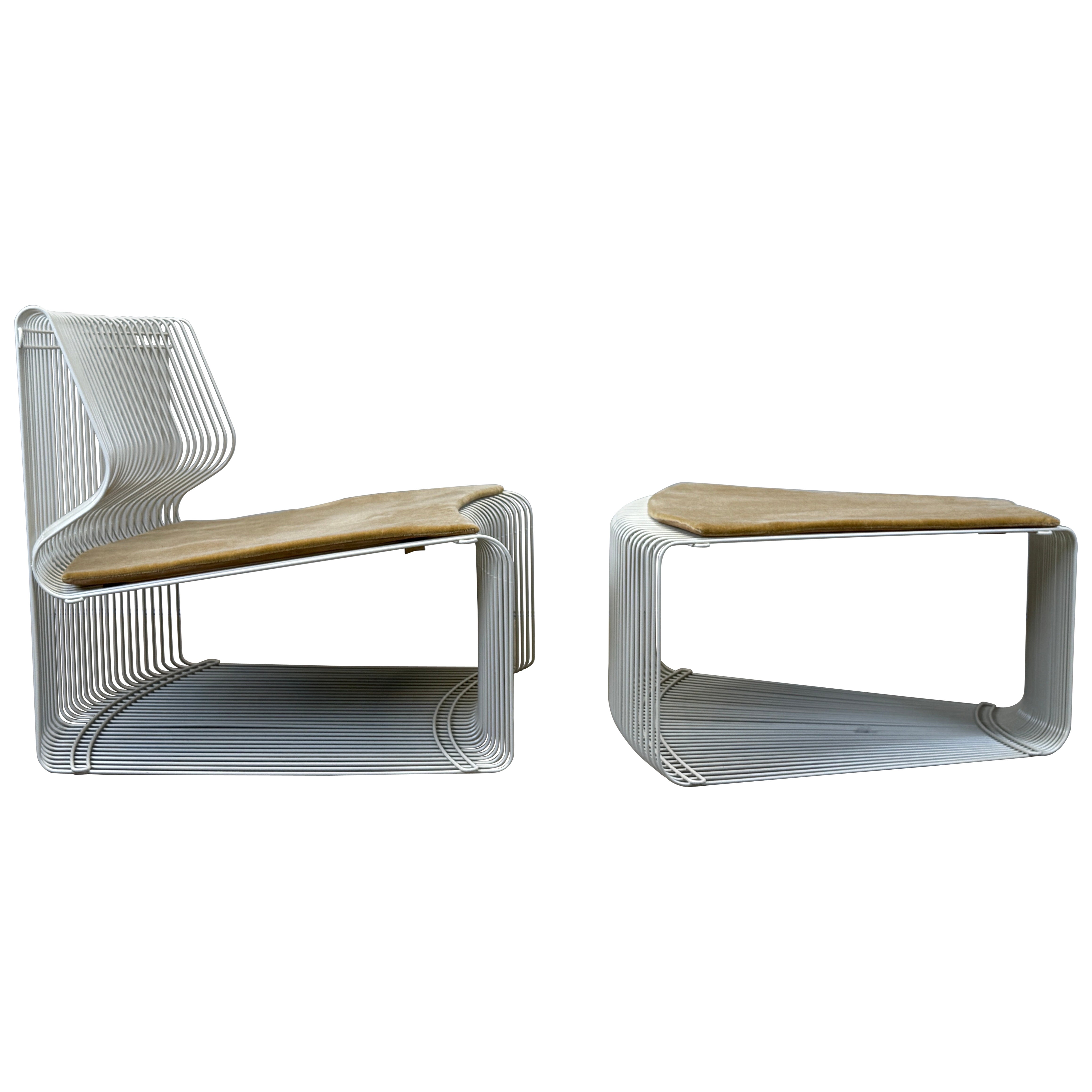 Verner Panton Chaise longue et pouf Pantonova