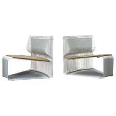 Coppia di sedie da salotto Pantonova di Verner Panton