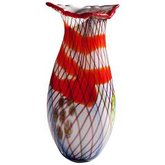 Large Modern Murano Art Glass Vase