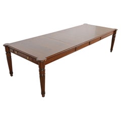 Ralph Lauren British Colonial Flame Mahogany Extension Dining Table, Refinished