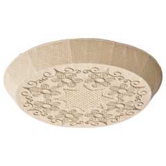 Swedish Designer, Flush Mount, Fabric, Sweden, 1960s