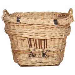 Cesta de uvas de champán francés