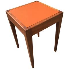 Walnut and Laminate Side Table by Orin Raphael for Design Industries