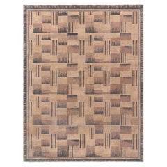 Alfombra de lana Art Déco francesa vintage Doris Leslie Blau