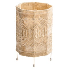 Swedish Designer, Table Lamp, Metal, Fabric, Sweden, 1970s