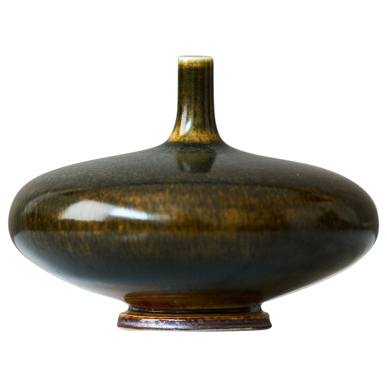 Stoneware Miniature Vase by Berndt Friberg. Gustavsberg Sweden 1960s