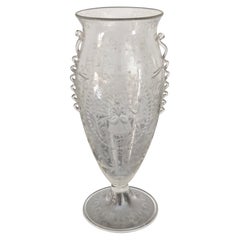 Guido Balsamo Stella Production S.A.L.I.R Italy 30s Blown Glass Vase Mid-Century