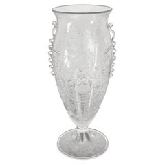 Guido Balsamo Stella Production S.A.L.I.R. Italia anni '30 Vaso in vetro soffiato metà secolo
