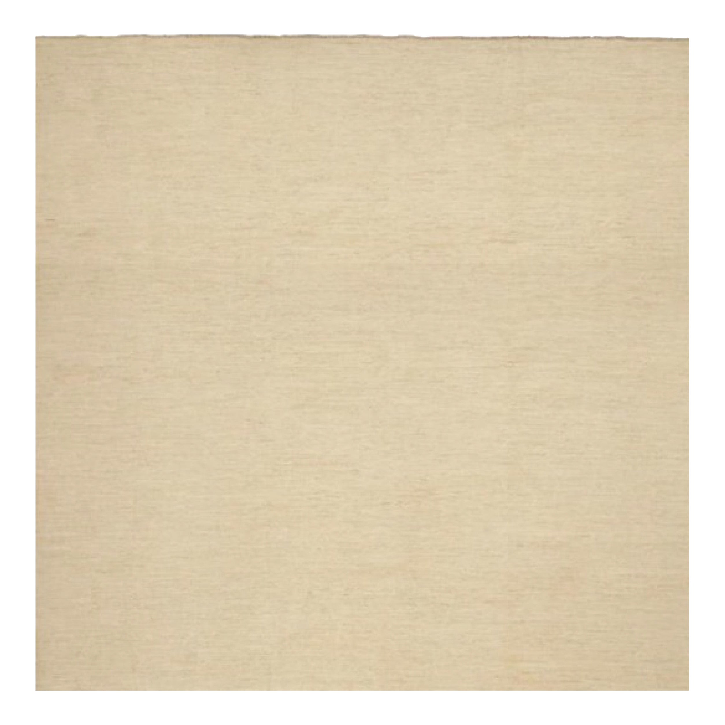 Rug & Kilim - Tappeto a tinta unita con texture contemporanea in beige