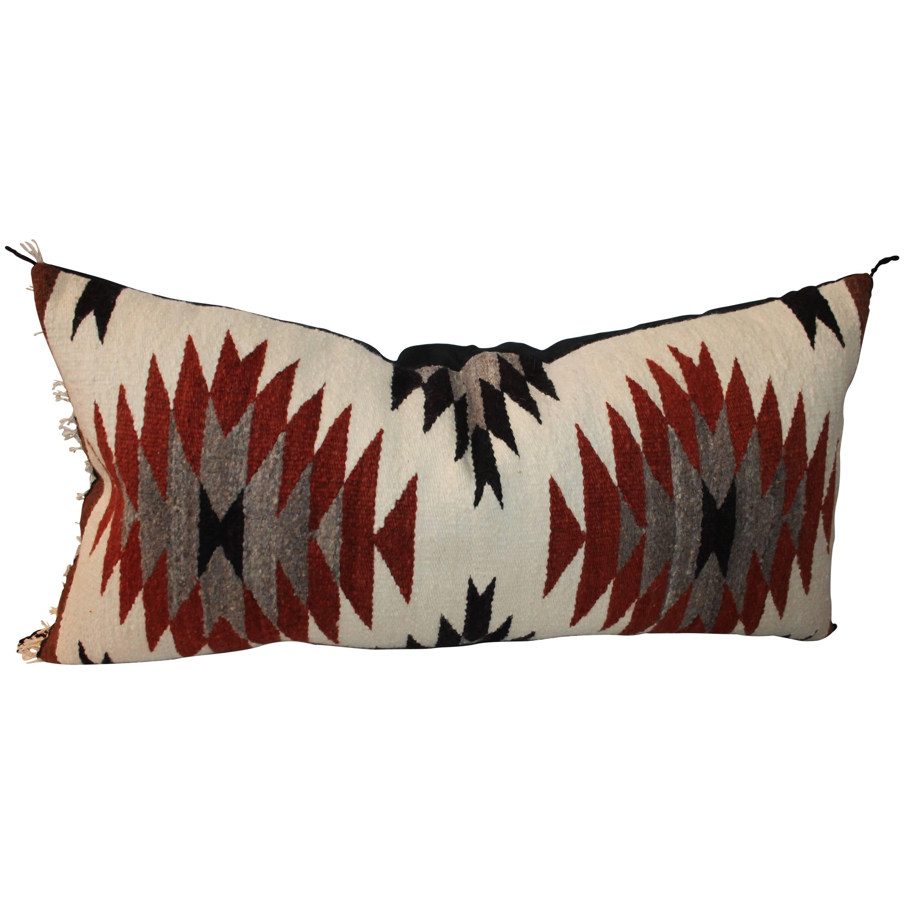 Geometric Eye Dazzler Bolster Pillow For Sale