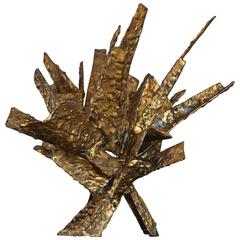 Abstract Welded Bronze Sculpture by Jean Woodham, Untitled, circa 1969 6