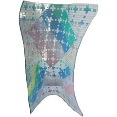 Large Art Glass Sculpture by Runstadler Studios