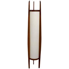 1960s Danish Modern Sculptural Teak Modeline Floor Lamp