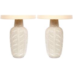 Pair of Pottery Table Lamps by Design Technics