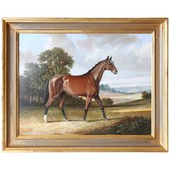 Painting of Horse by André de Moller