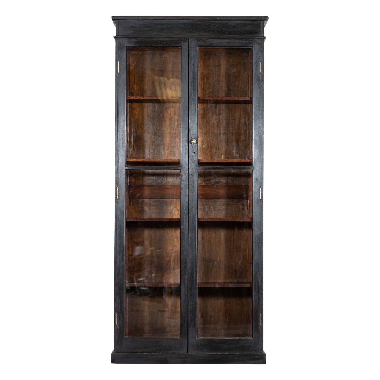Mobile libreria in Oak inglese del 19° secolo con vetro