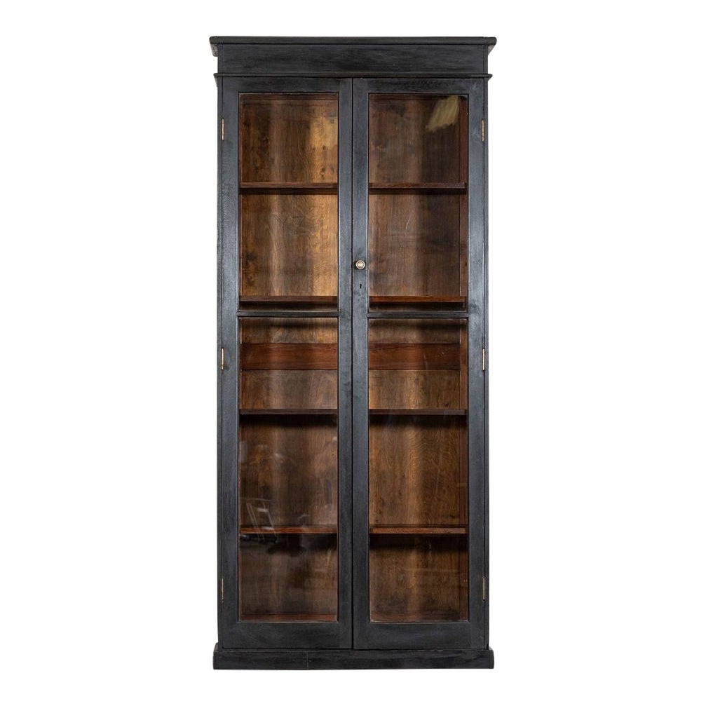 Mobile libreria in Oak inglese del 19° secolo con vetro