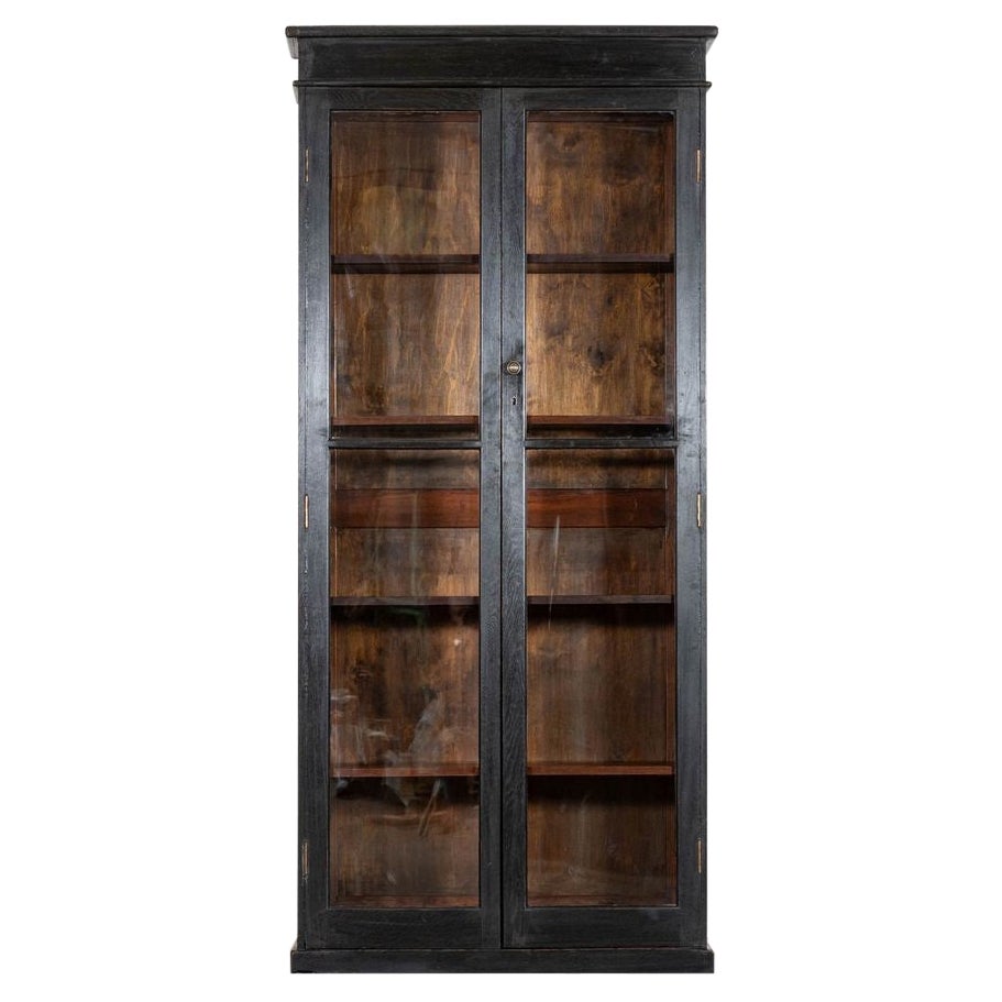 Mobile libreria in Oak inglese del 19° secolo con vetro