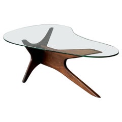 Mid-Century Modern Kidney Coffee Table by Adrian Pearsall