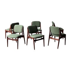 Mid-Century Ella Dining Chairs by Arne Vodder - Set of Six