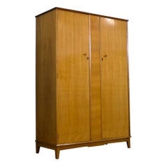 Mid Century Walnut Wardrobe from Alfred Cox, 1950s