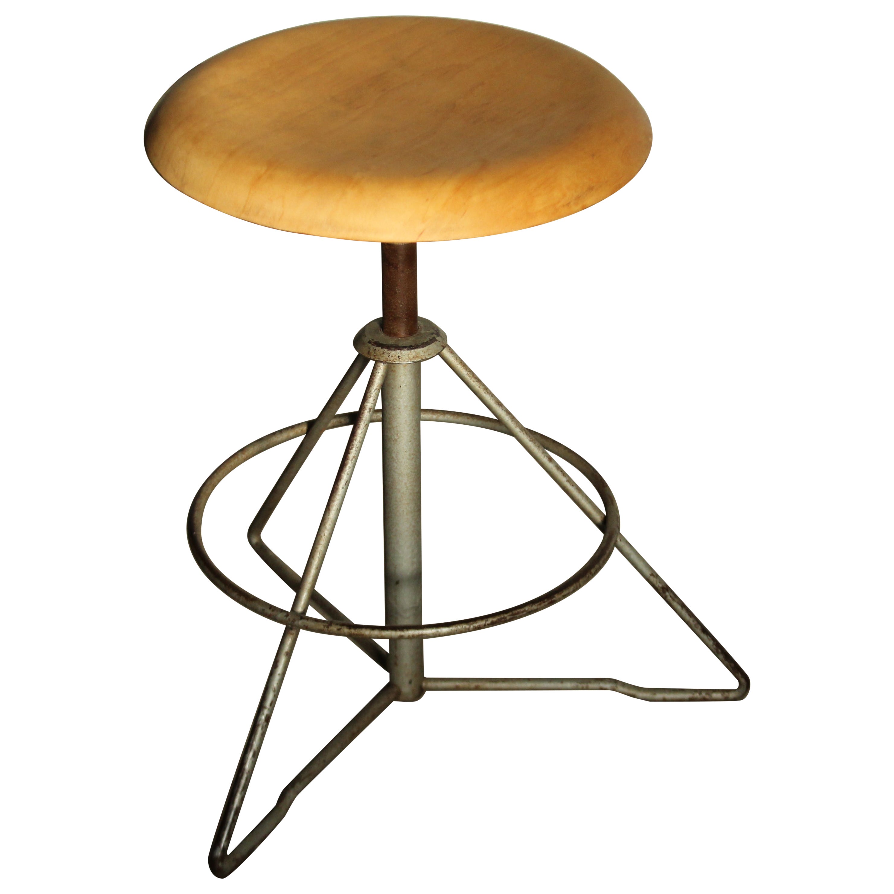 Tabouret pivotant "Triva" d'Elias Svedberg pour Nordiska Kompaniet, 1950 en vente