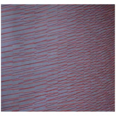 Power Boothe, "Red Harvest", dtd 1987, Art, Oil on Canvas 74.75" x 78.5"