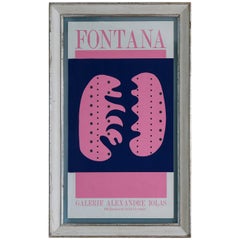 Vintage Lucio Fontana Poster