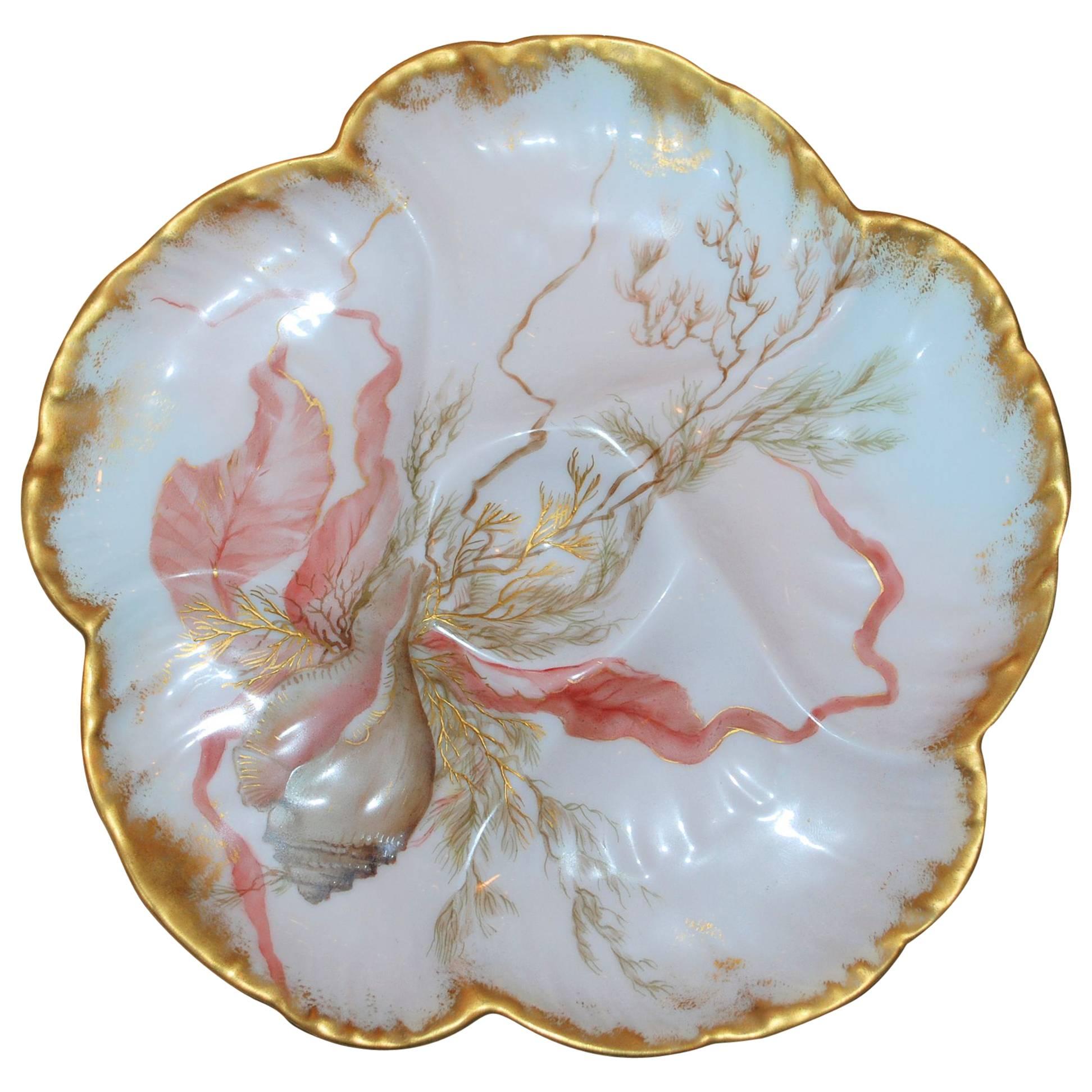 Antique Oyster Plate