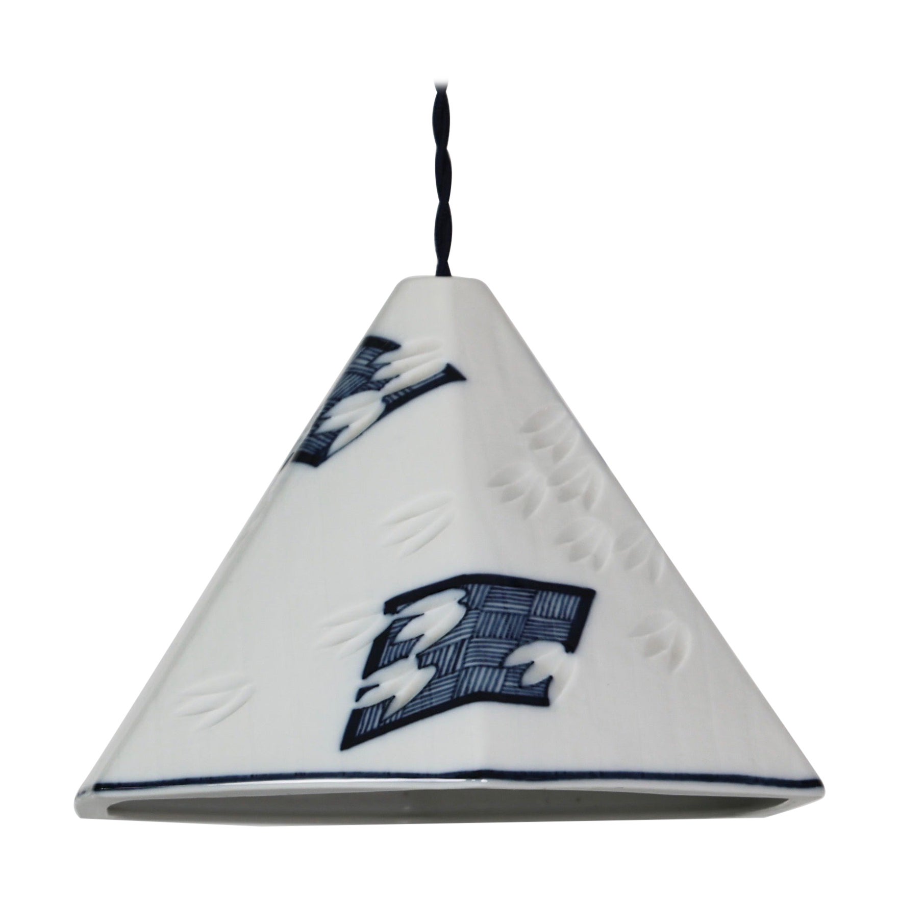 Lampada a sospensione in porcellana Royal Copenhagen disegnata da Anne Marie Trolle, Danimarca in vendita