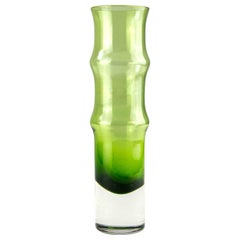 Vintage Swedish Aseda Bamboo Vase, 1960s
