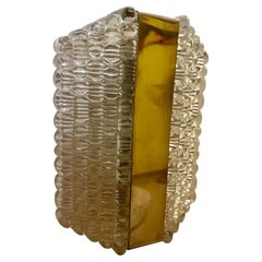 Kaiser Leuchten, applique murano en verre givré, années 1970