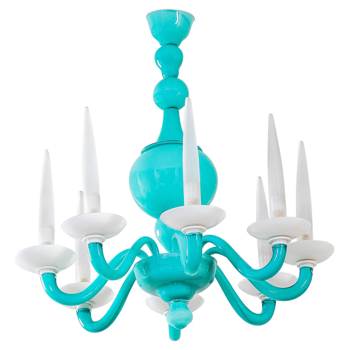 20th Century, Gio Ponti for Venini Chandelier mod. 5523