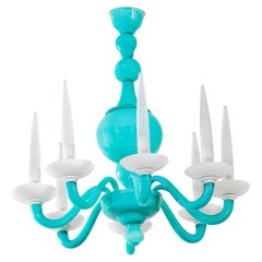 20th Century, Gio Ponti for Venini Chandelier mod. 5523