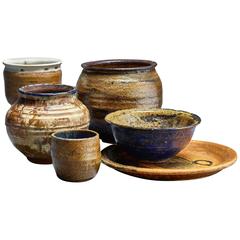 Gene Caples Collection of Six Ceramic Pieces, USA, 1960s 2