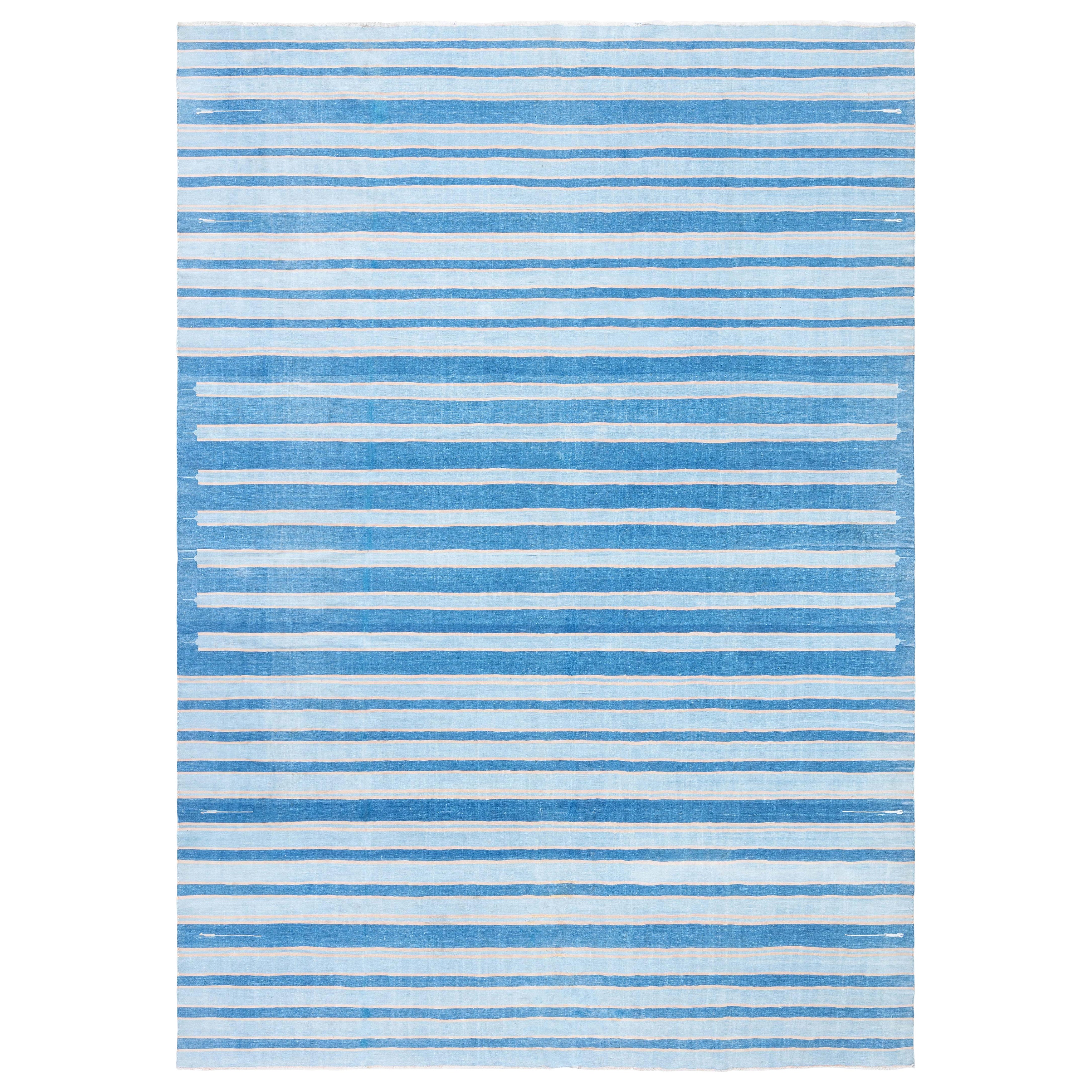 Tappeto indiano dhurrie vintage Doris Leslie Blau