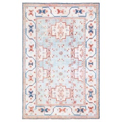 Indischer Agra-Teppich aus Baumwolle von Doris Leslie Blau