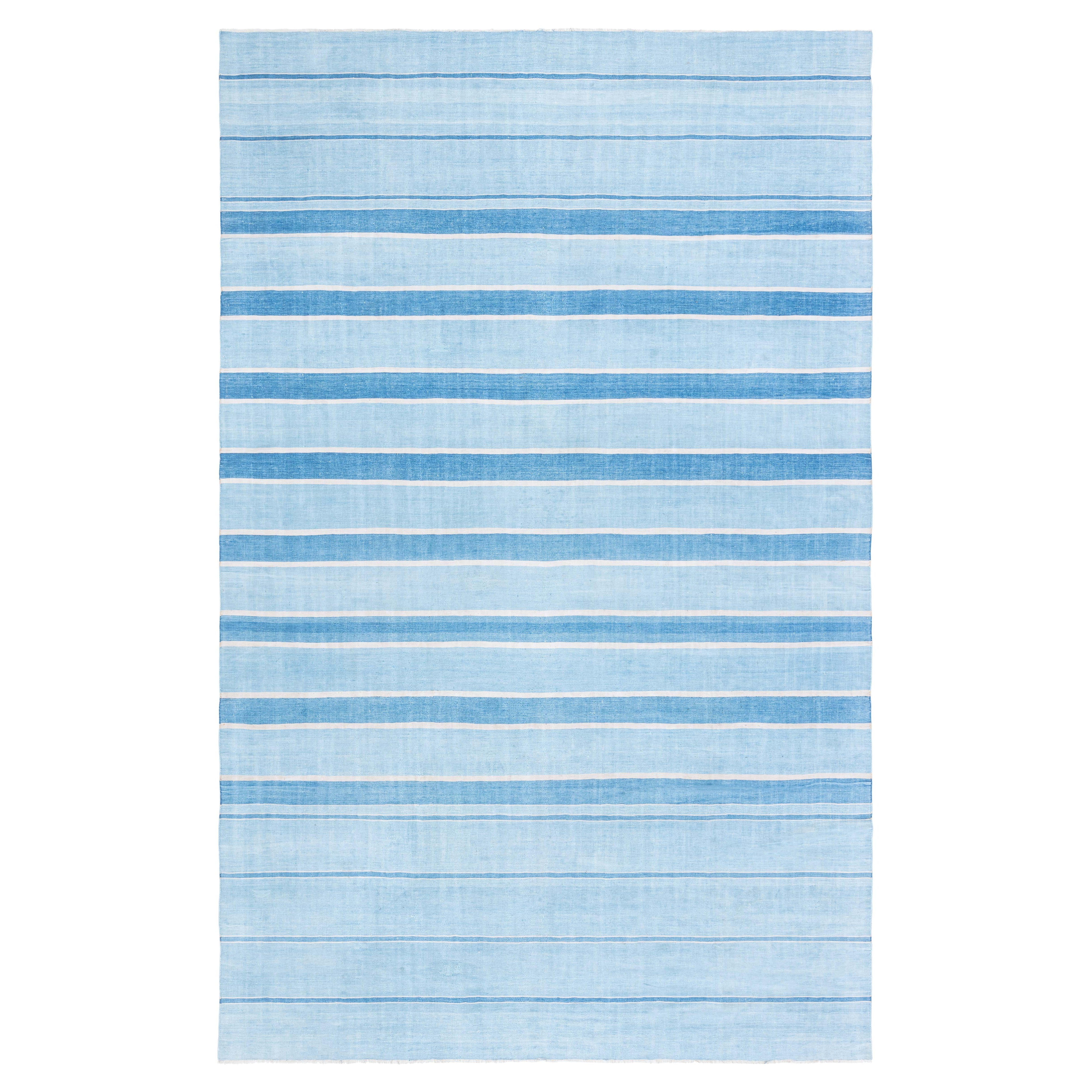 Tappeto indiano dhurrie vintage Doris Leslie Blau