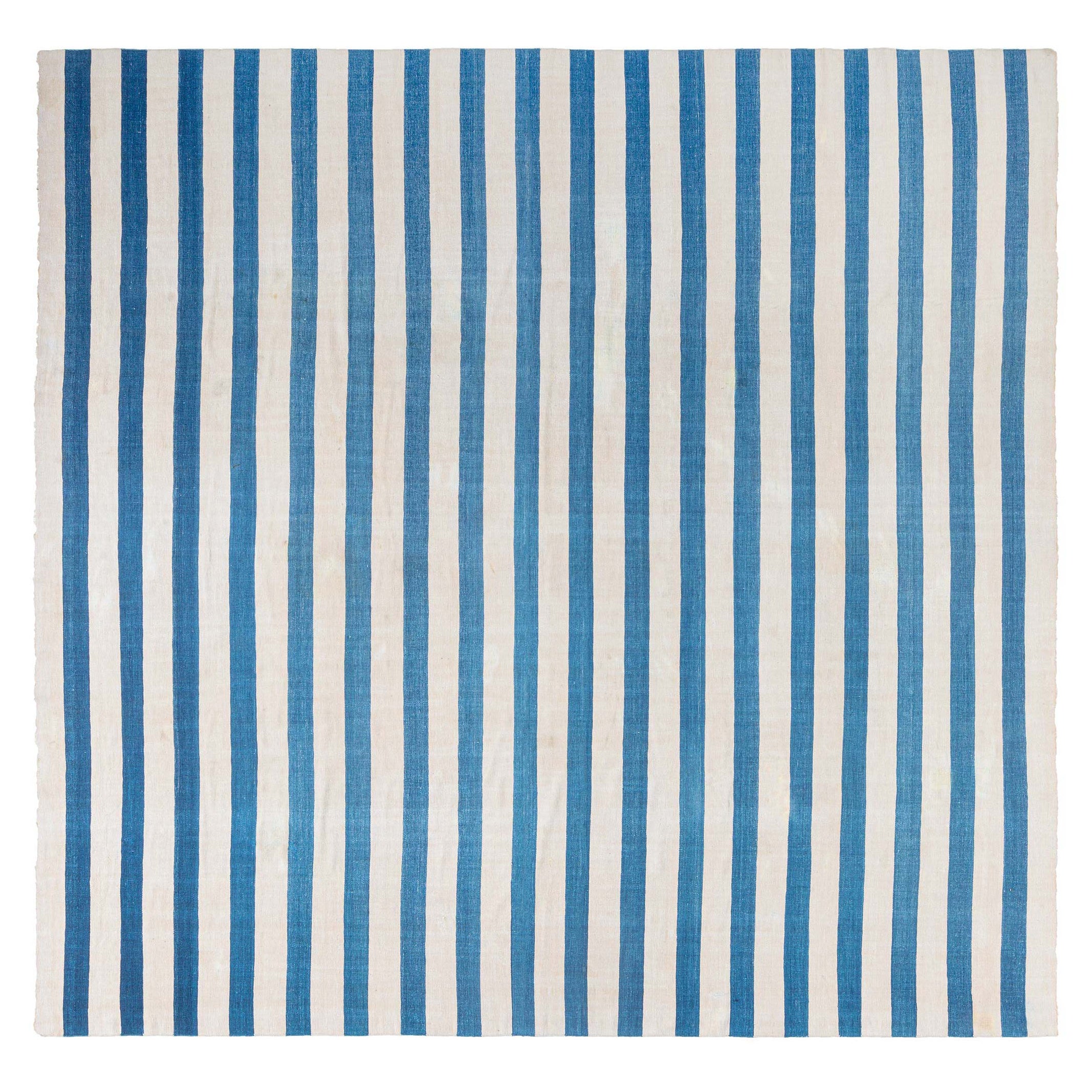 Tappeto a righe Doris Leslie Blau Vintage Indian Dhurrie