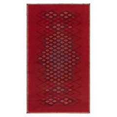 Doris Leslie Blau Vintage French Art Deco Red Rug by Paul Leleu
