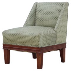 Silla Slipper de caoba Tommi Parzinger de 1940