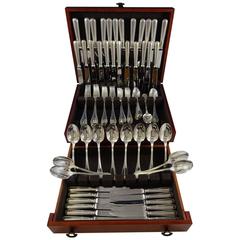 Albi by Christofle Sterling Silver Flatware Service Set for 12 Dinner 108 Pieces