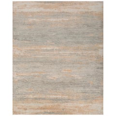 Jaipur Rugs 8X10 Feet Hand geknüpft Teppich Wolle Modern Blau Teppich