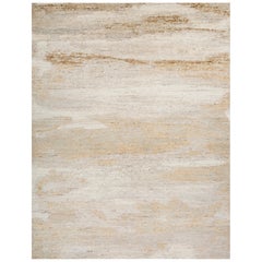 Jaipur Rugs 8X10 Piedi Tappeto annodato a mano in lana moderno avorio