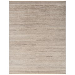 Jaipur Rugs 8x10 Piedi Tappeto annodato a mano in lana moderno beige e marrone