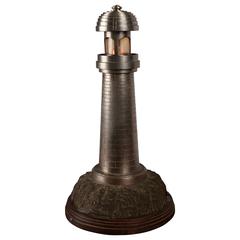 Vintage Machine Age Lighthouse Table Lamp 