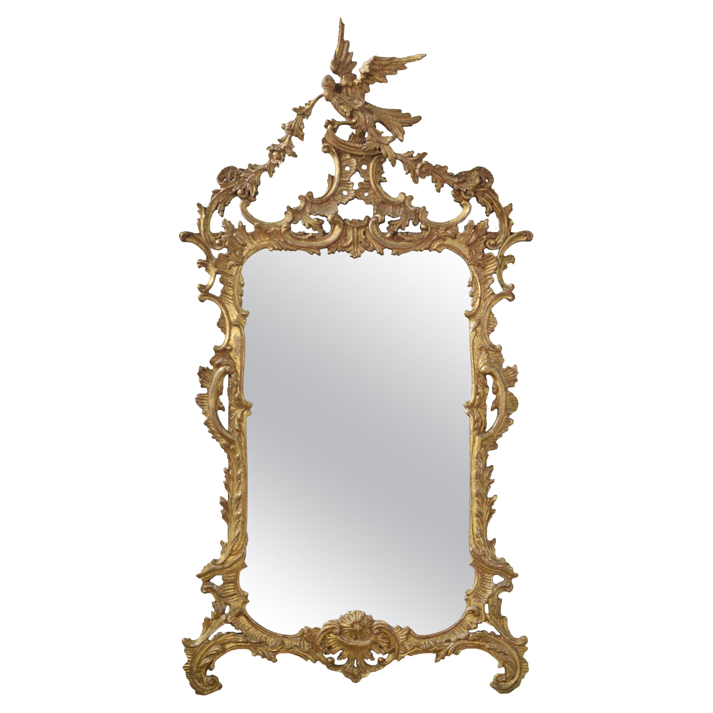 Georgian style gilt Wall Mirror For Sale